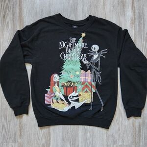 The Nightmare Before Christmas Black Sweater
